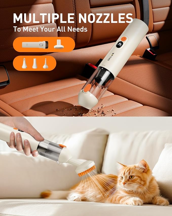 OXILAM 4 in 1 Car Vacuum - Image 4