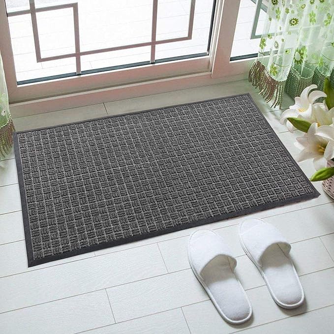 Kempf Water Retainer Entrance Mat, Indoor Outdoor Rubber Rug, Moisture Trapping - Image 4