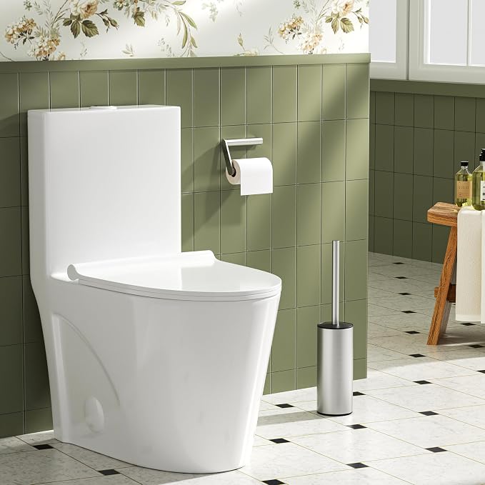 Toilet Brush and Holder Set, Toilet Bowl Brush - Image 2