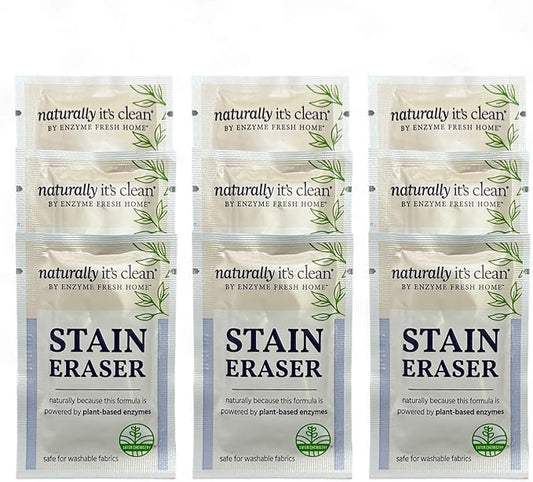Naturally It's Clean Stain Eraser, Natural Enzymes Based/Biodegradable Instant by naturallyitsclean