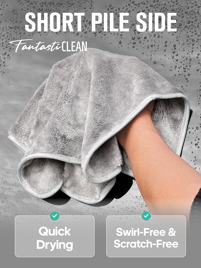 Fantasticlean Microfiber Car Detailing Towels, Car Drying Towel - Image 8