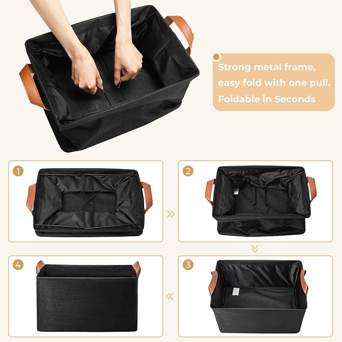 GRANNY SAYS Storage Baskets for Shelves, Closet Organizer Bins, Clothes Storage - Image 7