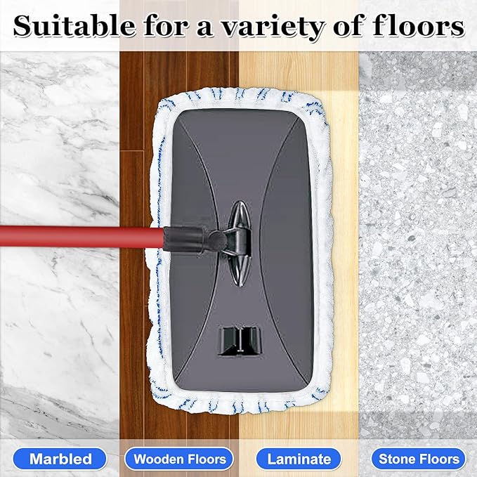 Mop Heads Replacements for Ocedar Hardwood Floor 'N More Microfiber Mop - Image 7