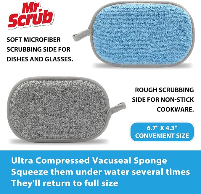 All-Purpose Sponges Kitchen, Non Scratch Dish Sponge - Image 5