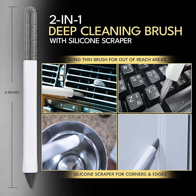 Small Cleaning Brush Set 3pcs—Crevice Brushes - Image 6