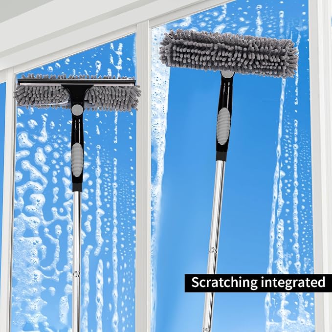 Professional 72'' Window Squeegee Cleaning Washing Tool/Kit - Image 6
