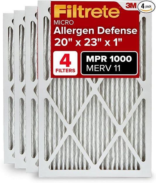 Filtrete 20x23x1 AC Furnace Air Filter, MERV 11, MPR 1000, Micro Allergen by Filtrete