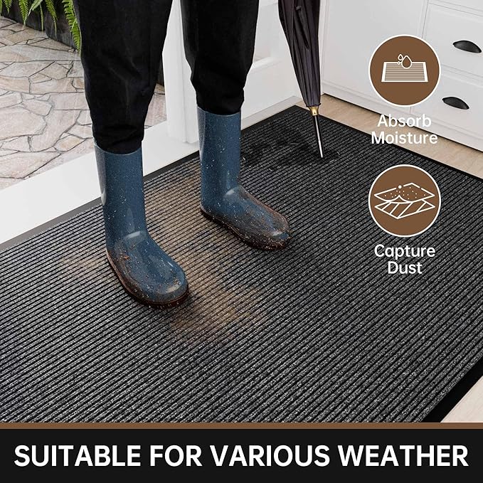 Front Door Mat, Non-Slip Welcome Mats - Image 3