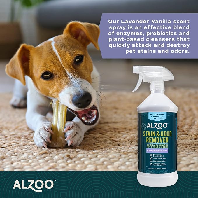 ALZOO Stain & Odor Remover, Quickly Lifts & Dissolves Pet Stains & Helps - Image 5