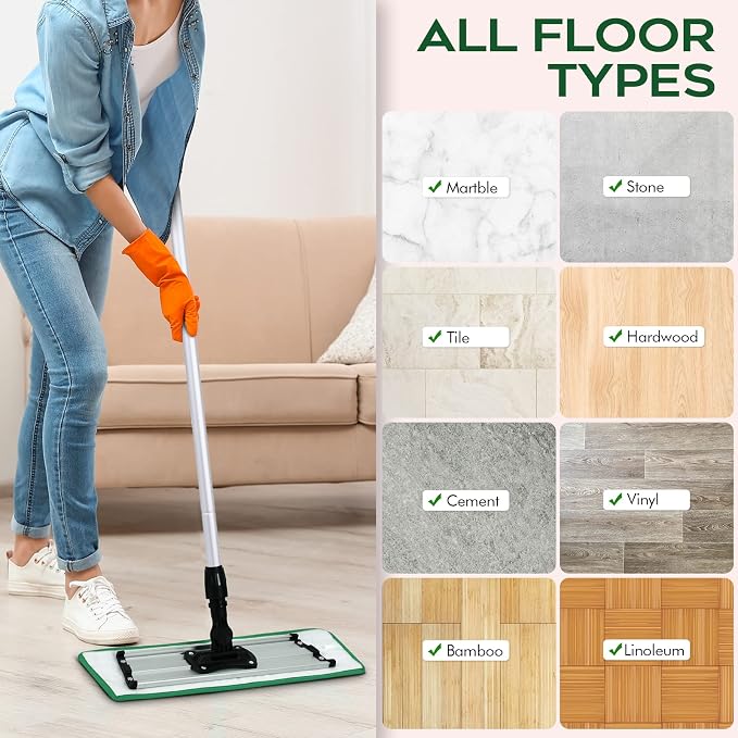Matthew 18'' 36 Pcs Microfiber Mop Replacement Pads - Image 4