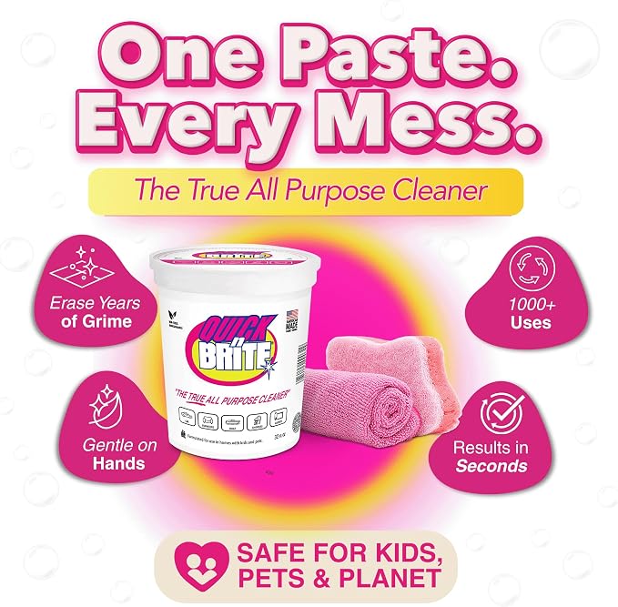 Quick 'n Brite All Purpose Cleaning Paste – Miracle Cleaner - Image 2