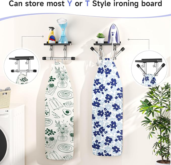 Ironing Board Holder Wall Mount, Ironing Board Hanger - Image 4