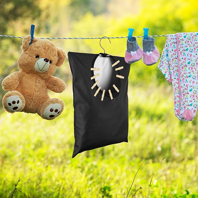 2 Pcs Clothes Pin Hanging Bag - Image 5