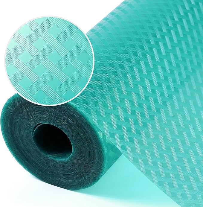 Blue Shelf Liners for Kitchen Cabinets Refrigerator Liners Waterproof & by StaHom
