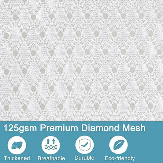 Polecasa 2Pcs 24 x 24 Inches Extra Durable 125g Diamond Mesh Laundry Bags - Image 2