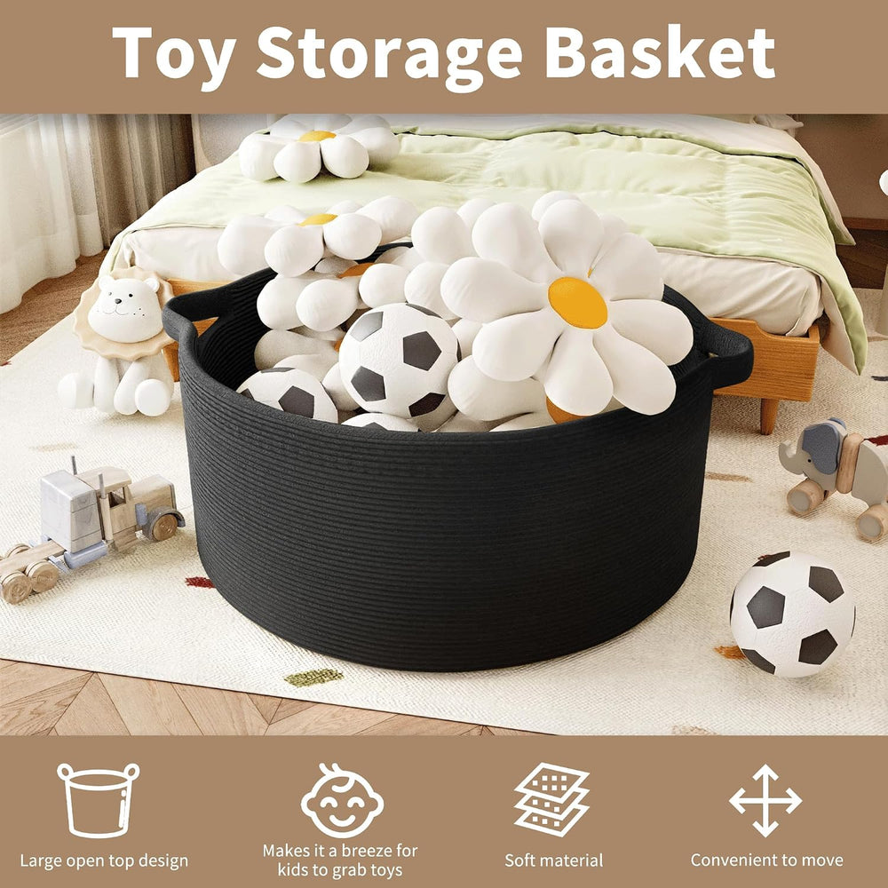 125L Extra Large Blanket Basket, 25" x 16"