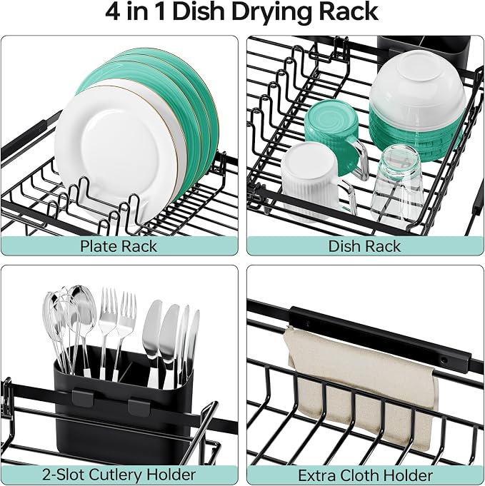 Dish Drying Rack in Sink - Image 4