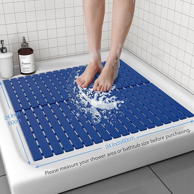 Shower Mat Non-Slip Bath Mat for Tub Floor & Stall - Image 3