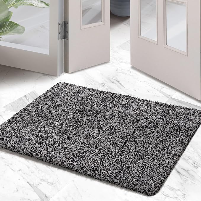 Premium Microfiber Indoor Door Mat – 24"x36" Washable Entry Mat, Waterproof by RugMast