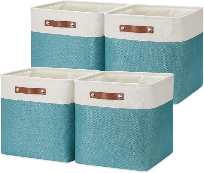 DULLEMELO Storage Bins for Organizing, Closet Storage Baskets for Gift Empty by DULLEMELO