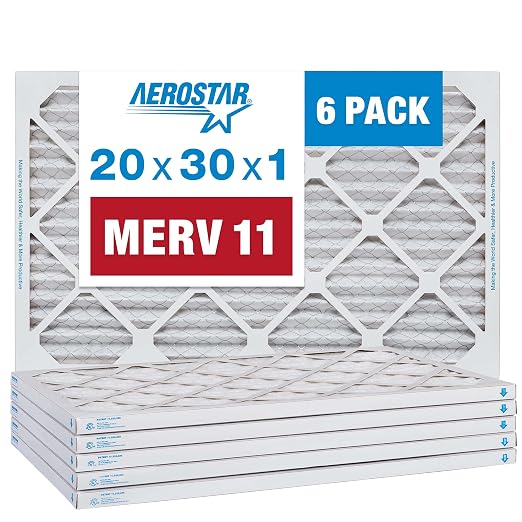 Aerostar 20x30x1 MERV 11 by AirFiltersDelivered