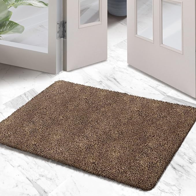 Premium Microfiber Indoor Door Mat – 24"x36" Washable Entry Mat, Waterproof by RugMast