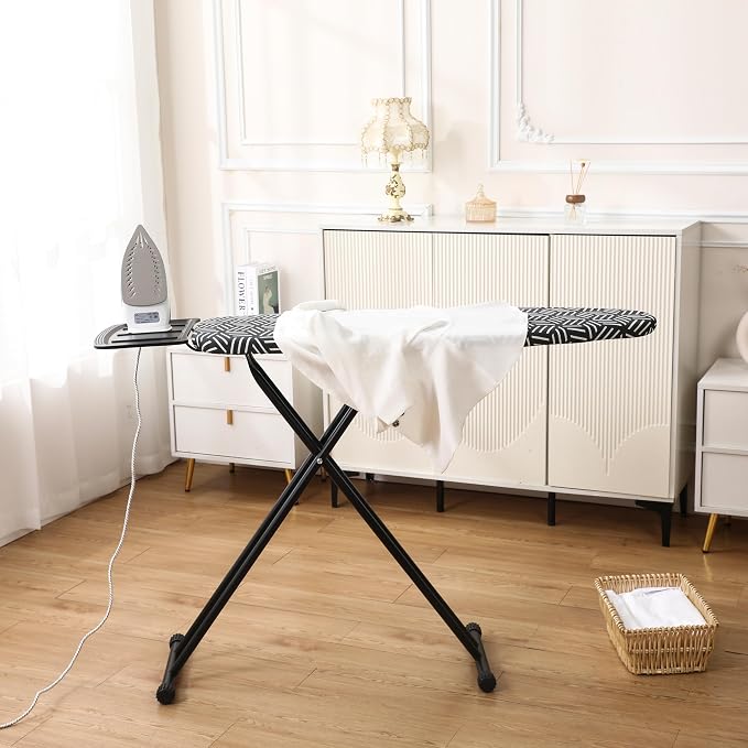 caius Ironing Board with Steam Iron Rest, Compact and Space Saver Iron Board - Image 5
