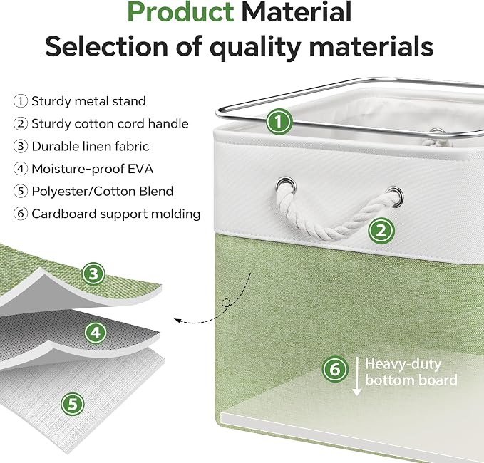13x13 Inch Cube Storage Bins - Image 4