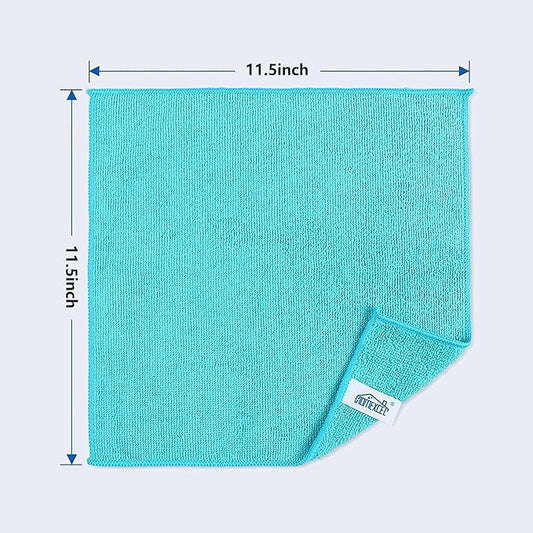 HOMEXCEL Microfiber Cleaning Cloth, 8 Pack Cleaning Rags, Cleaning Towels - Image 2