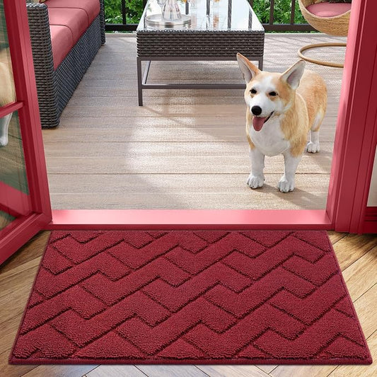hicorfe Front Door Mat Outside Entrance, Stain and Fade Resistant, Non Slip by Hicorfe