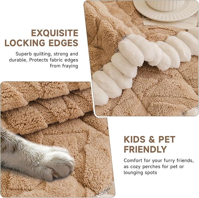 OTOB All Season Couch Cover for Dogs Washable, Non Slip Fuzzy Plush Pet Couch - Image 4