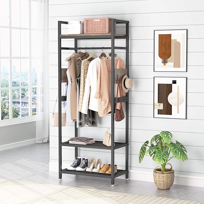 Tribesigns Small Heavy Duty Clothes Rack - Image 3