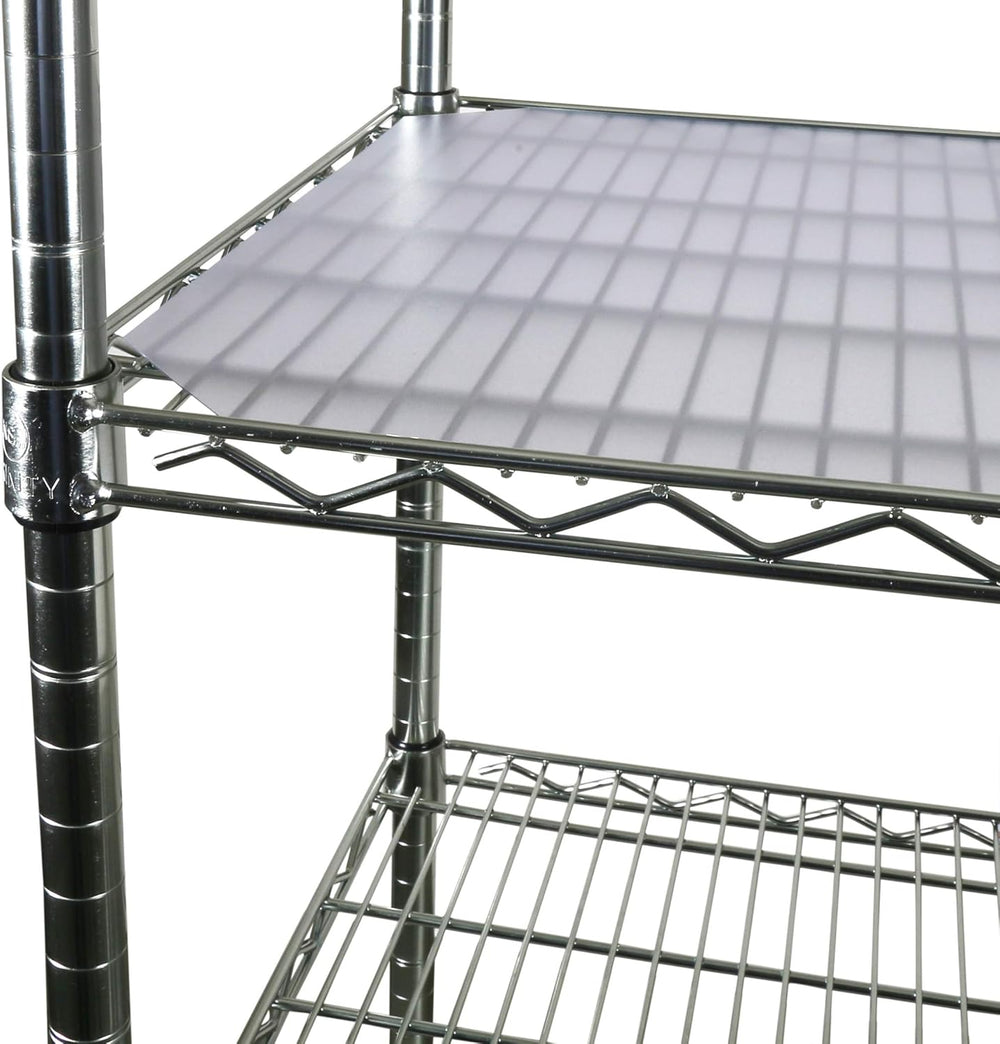 PVC Shelf Liners for Wire Shelving, 4 Pack, Clear Shelf Liners, for Shelf Siz...