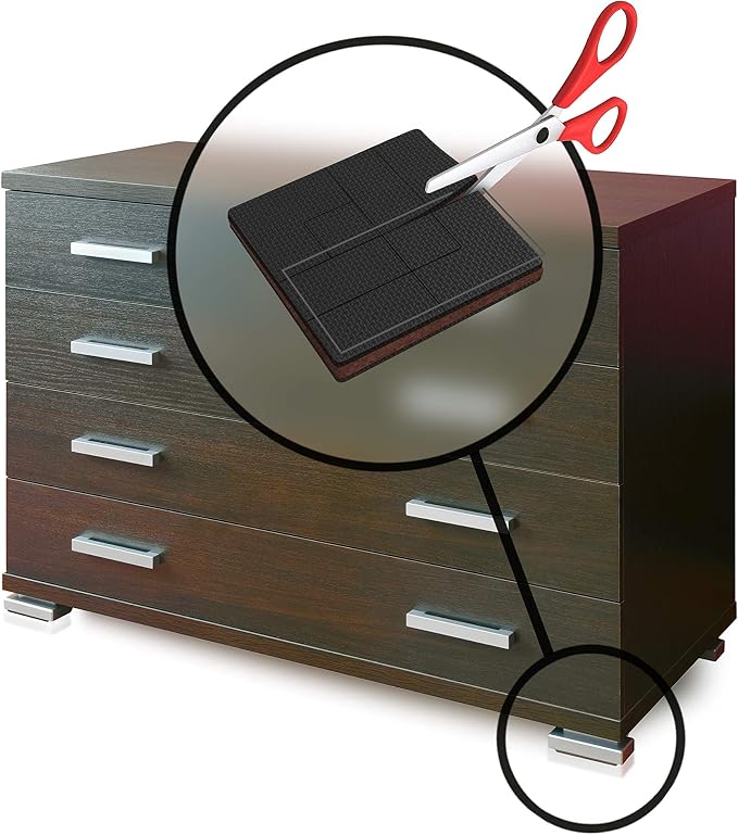Slipstick GorillaPads 4 Inch Non Slip Furniture Gripper Pads Stops Sliding and - Image 4