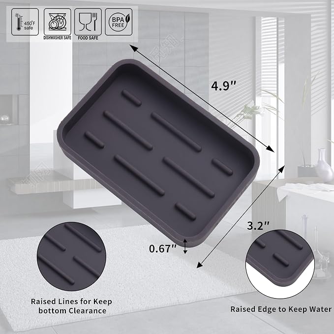 Silicone Kitchen Sink Organizer Tray - Image 2