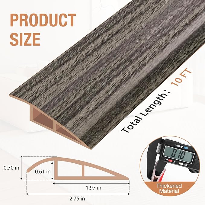 Floor Transition Strip Self Adhesive Vinyl Door Threshold - Image 5