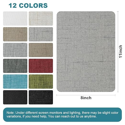 J.CARP 2Pcs Linen Repair Patches, Large Self-Adhesive Fabric Patch - Image 2