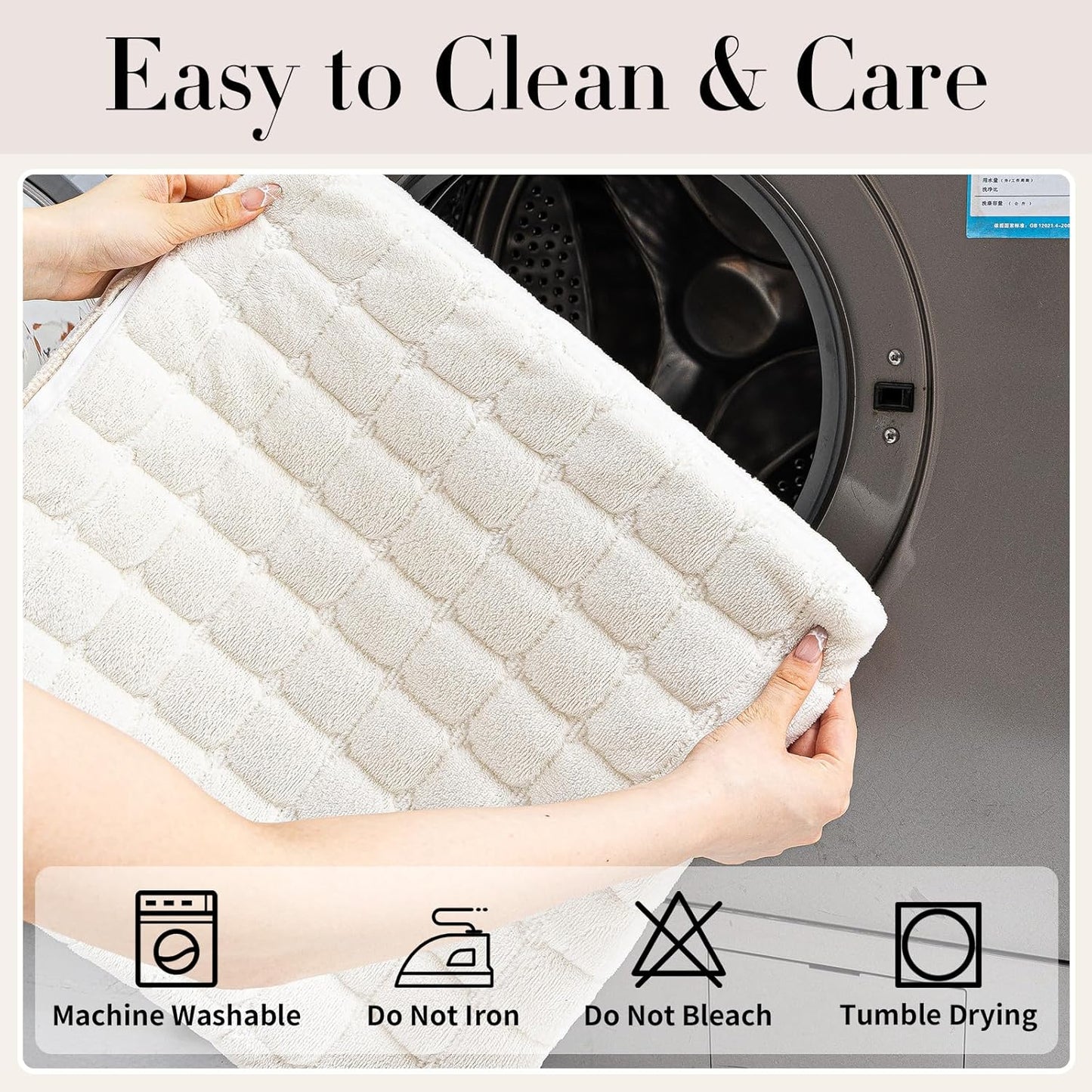 Velvet Couch Cover, Washable Sectional Sofa Cover, Anti Slip Sofa Slipcovers for 3 Cushion Couch Sofa L Shaped Recliner, Furniture Protector Covers for Pets Kids(White, Only 1 PCS)