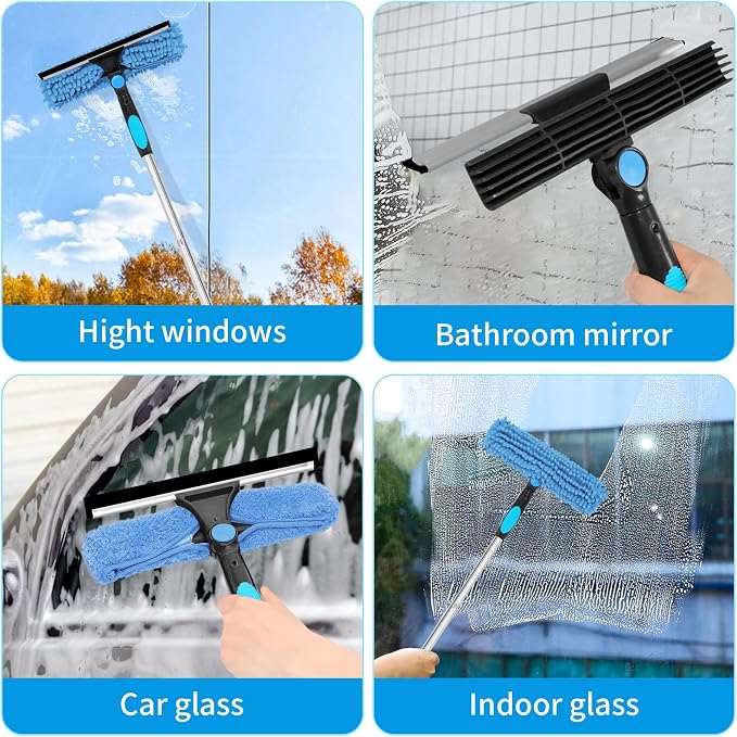 Professional 72'' Window Squeegee Cleaning Washing Tool/Kit - Image 7