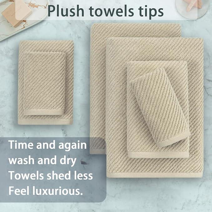 VOOVA & MOVAS Bath Towel Sets - Image 5