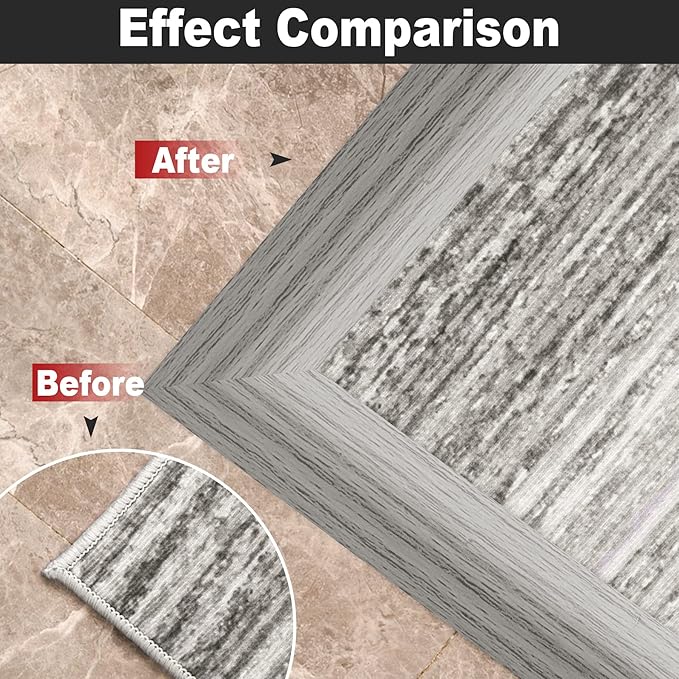 10Ft Carpet Floor Transition Strip, Self Adhesive Floor Edging Trim Strip - Image 7