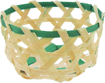 BambooMN Brand - 2" Mini Bamboo Woven Bread Basket - 1,000 Pieces