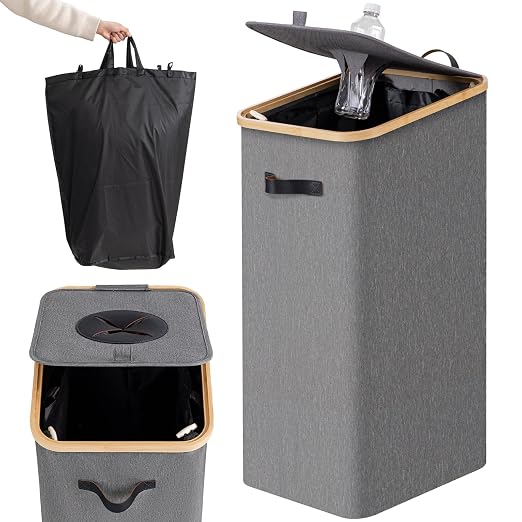 Recycling Bin for Kitchen 26 Gallon 100L Recycle Bin by Makeyourlifebetter