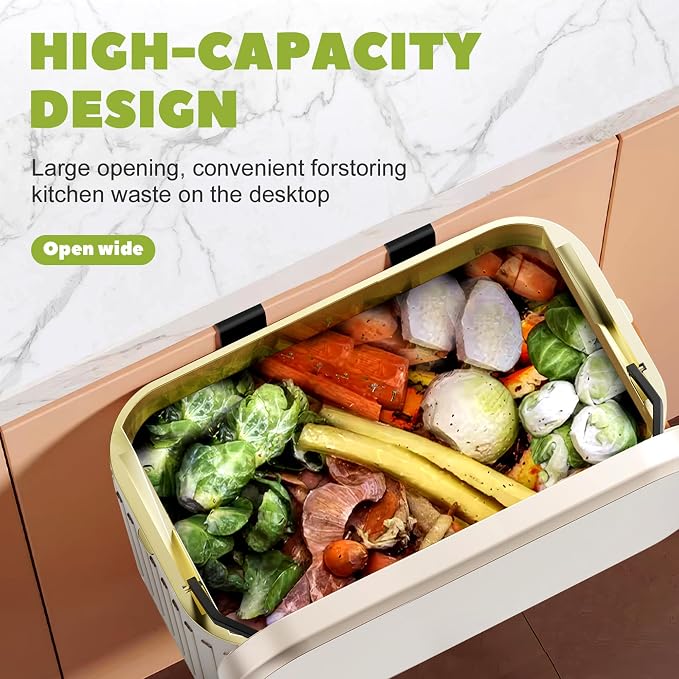 GloDeals Kitchen Trash Can - Image 2