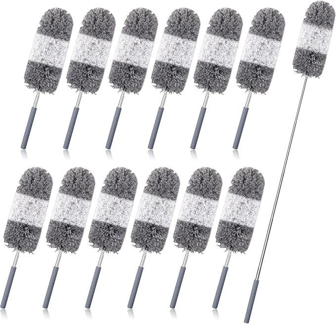 Tanlade 12 Pcs Microfiber Feather Duster by Tanlade