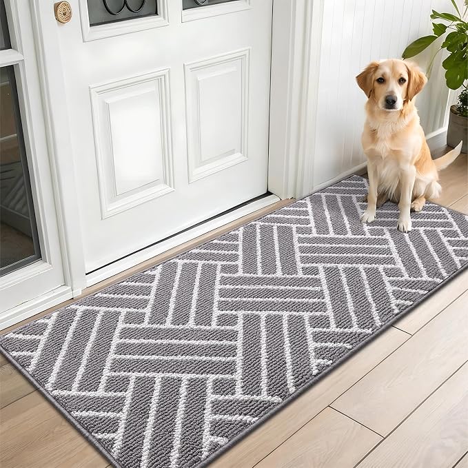 OLANLY Runner Indoor Door Mat, 59x23 Inch, Dirt Resistant and Absorbent by OLANLY