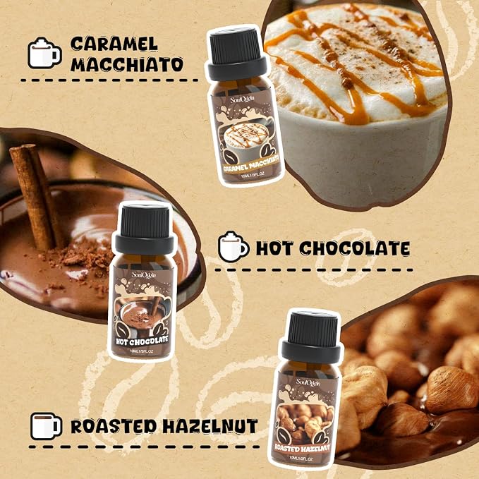Coffee Fragrance Oils Set, Essential Oil - Image 3