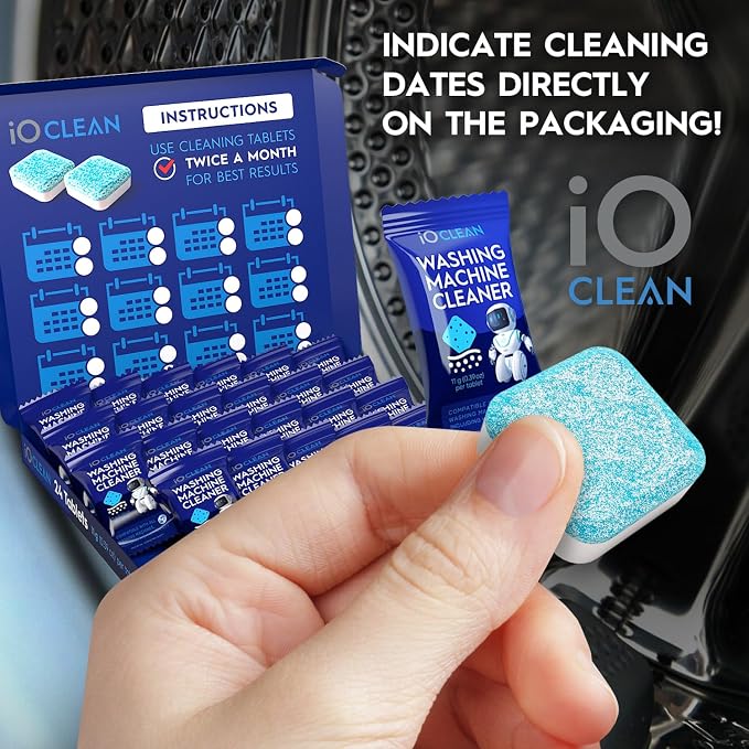 Washing Machine Cleaner and Descaler Tablets 24 Pcs - Image 9