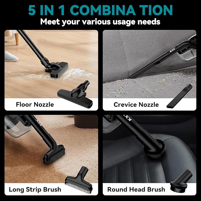 KXX Cordless Vacuum for makita 18V Battery, Handheld Electric Power Vacuum - Image 5