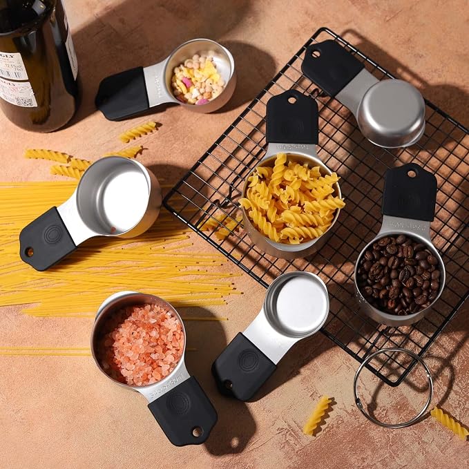 Magnetic Measuring Cups Set Stainless Steel Heavy Duty Metal Measuring Cups - Image 6